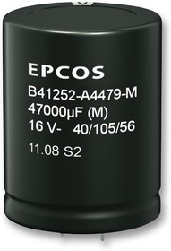 B41252A6278M007, Aluminum Electrolytic Capacitors - Snap In 50VDC 2700uF 20% PVC Short Term 4.5mm