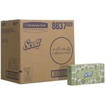 8837, SCOTT White Facial Tissues, Box of 100