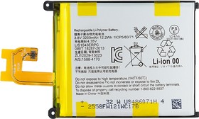 Фото 1/3 Аккумулятор VIXION LIS1543ERPC для Sony D6502 D6503 Xperia Z2 3.8V 3200mAh