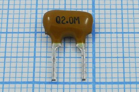 Кварцевый резонатор 2000 кГц, корпус C09x5x07P2, марка ZTA2,00MG, 2P (Q2.0M)