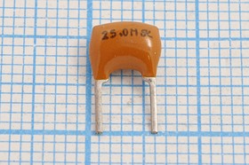 Керамические резонаторы 25МГц с двумя выводами; №пкер 25000 \C07x5x08P2\\\ \ZTA25,00MX\2P