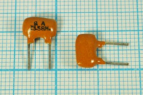Керамические резонаторы 3.58МГц с двумя выводами, коричневые; №пкер 3580 \C09x5x07P2\\ \\QAZ3,58M\2P (QAZ3.58M)