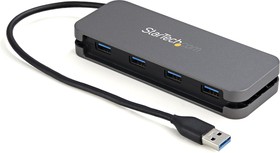 Фото 1/6 HB30AM4AB, 4 Port USB 3.0 USB A Hub, USB Bus Powered, 13.5 x 5 x 2cm