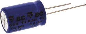 Фото 1/3 1000μF Aluminium Electrolytic Capacitor 63V dc, Radial, Through Hole - MAL203858102E3