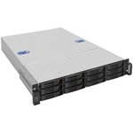 Серверный корпус ExeGate Pro 2U660-HS12  RM 19", высота 2U, глубина 660, БП 1U-600ADS, 12xHotSwap
