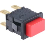 H8350ABAADT, 8300 Series Push Button Switch, Latching, Panel Mount, DPDT ...