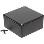 1590WUBK, Enclosures, Boxes, & Cases Diecast Alum Black 4.70 x 4.70 x 2.17