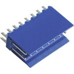 281739-8, AMPMODU HE14 Series Straight Through Hole PCB Header, 16 Contact(s) ...