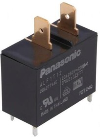 Фото 1/2 ALF1T12, General Purpose Relays 20A 12VDC SPST 900MW TOP MOUNT PLUG-IN