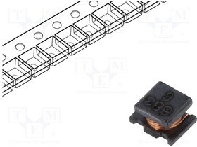 Фото 1/2 82683C, Inductor: wire; SMD; 68uH; 200mA; 2.55?; -40?85°C; ±10%; 8200