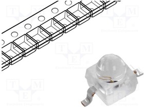 Фото 1/2 VSMB2020X01, 20mW/sr@100mA 24Уг 1.35V 940nm SMD,2.3x2.3mm Infrared (IR) LEDs ROHS