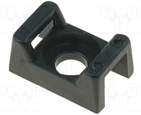 Фото 1/3 FTH-13R-01BK-M, Holder; screw; black; L: 15.2mm; Width: 9.7mm; cable ties