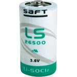 LS26500 (А343/LR14/C), Элемент питания литиевый 7700mAh, 26х50.4(1шт) 3.6В