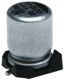 Electrolytic capacitor, 10 µF, 35 V (DC), ±20 %, SMD, Ø 4 mm