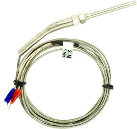 TC-K-TYPE-2M-50mm-M8 (0..+400°C), Термопара тип К, длина кабеля 2м, рабочая часть "гильза 50х5мм", Smartmodule | купить в розницу и оптом