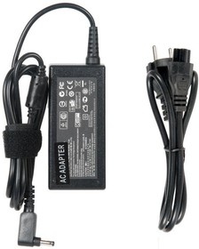 Фото 1/2 Блок питания (сетевой адаптер) для ноутбуков Asus 19V 2.37A 45W 4.0x1.35 мм черный, с сетевым кабелем
