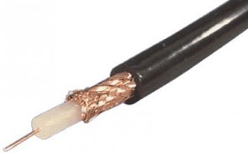 RG-58C/U [Bay-6 M.], Coaxial cable (Ethernet), black [Bay-6 M.]