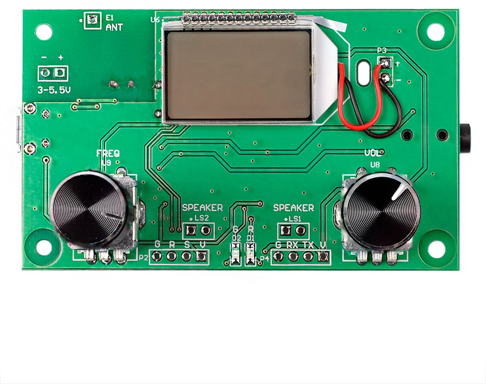 Модуль FM-радиоприемника на STM8L052 с LCD дисплеем совместимый с Ардуино,  CT Retail | купить в розницу и оптом