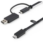 USBCCADP, USB 3.2 Cable, Male; Male USB C to Female; Male USB A, USB C x 2 Cable, 1m