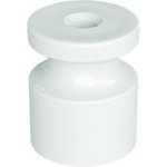 Изолятор универсальный пластиковый, цвет - белый GE30025-01