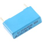MKT film capacitor, 1 µF, ±10 %, 100 V (DC), PET, 15 mm, B32522C1105K000