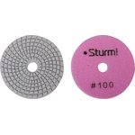 9012-W100-100 Алмазный гибкий шлифовальный круг, 100 мм, P100, мокрое шлиф. ...