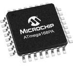 ATMEGA168PA-AN, MCU 8-bit AVR RISC 16KB Flash 2.5V/3.3V/5V 32-Pin TQFP Tray