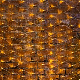 Фото 1/6 215-041, Гирлянда Сеть 2х1,5м, свечение с динамикой, прозрачный ПВХ, 288 LED, 230 В, цвет: Жёлтый