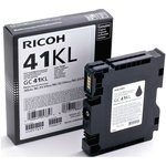 Ricoh GC 41KL (405765), GC 41KL Картридж для гелевого принтера Чёрный