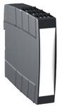 90.140, Black/Gray Glass Filled Polyamide DIN Rail Enclosure