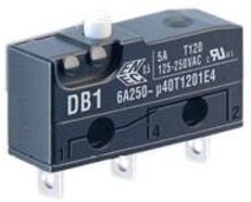DB2C-A1RC, Basic / Snap Action Switches SPDT 10A Solder Term