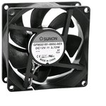 GF80321B1-000U-AE9, DC Fans Axial Fan, 80x80x32mm, 12VDC, 59.4CFM, 0.36"H2O ...