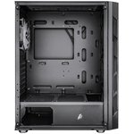 1STPLAYER FIREBASE XP Black / ATX / 4x120mm LED fans / XP-BK-4F1