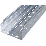 DKC perforated tray 100x80 L3000, hot-dip galvanized