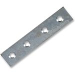 D01064, 75mm (3") Zinc Plated Mending Plates, 10 Pack