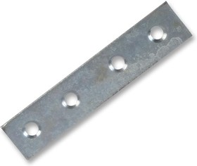 D01065, 100mm (4") Zinc Plated Mending Plates, 10 Pack