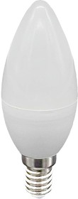 PEL01662, LED Light Bulb, Матовая Свечеобразная, E14 / SES, Белый Дневного Цвета, 6000 K, Без Затемнения