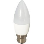 PEL00980, 7W LED Candle Bulb, B22, 560lm, 2700K
