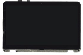 Фото 1/2 Экран в сборе (матрица + тачскрин) для Asus TP501UB черный с рамкой