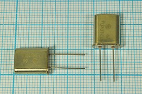 Кварцевый резонатор 10240 кГц, корпус HC49U, нагрузочная емкость 18 пФ, точность настройки 15 ppm, марка РК374МД, 1 гармоника