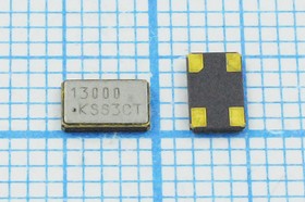 Кварцевый резонатор 13000 кГц, корпус SMD05032C4, марка CX5032SB, 1 гармоника
