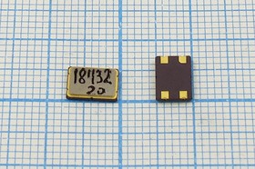 Кварцевый резонатор 18432 кГц, корпус SMD07050C4, нагрузочная емкость 20 пФ, точность настройки 25 ppm, марка SMD7050-04, 1 гармоника, без м