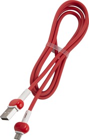 Фото 1/6 Дата-Кабель Red Line Candy USB - Micro USB, красный