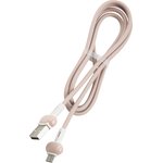 Дата-Кабель Red Line Candy USB - Micro USB, розовый
