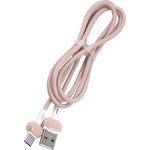 Дата-Кабель Red Line Candy USB - Type-C, розовый