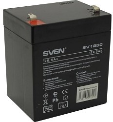 Фото 1/7 Sven SV1250 (12V 5Ah) батарея аккумуляторная