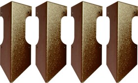 Колышки для деревянных грядок CB15-1 коричневые, 4 шт. 3003009
