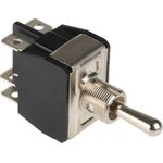 Y32CP, Toggle Switch, Panel Mount, On-Off-On, DPDT, Tab Terminal