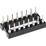 110-87-316-41-001101, 2.54mm Pitch Vertical 16 Way, Through Hole Turned Pin Open ...