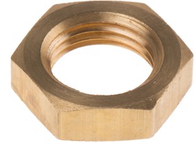 1/8 BSPP Brass Locknut for Use with Thermocouple or PRT Probe, RoHS Compliant Standard